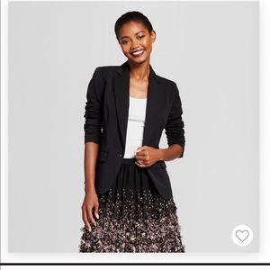 Bi-Stretch Twill Black Blazer A New Day Size 12